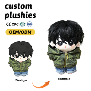 Muñeco de Peluche Personalizado con Retrato, Figura de Peluche Personalizada, Caricatura de Peluche OEM para Regalo de Pareja - Product Image 1