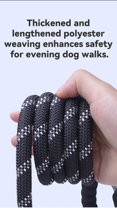 Correa Trenzada de Nailon para Perro en Oferta con Mango Antideslizante para un Fácil Control al Pasear a tu Mascota - Product Image 2