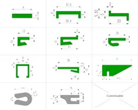 Guide coulissant à chaîne Uhmwpe rails de guidage coulissant guide coulissant en plastique