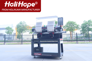 هوليهوب هولياوما ، ماكينة التطريز الصناعي ذات الخدمة الاحترافية للقبعات ، ماكينة تطريز بالكمبيوتر المنزلي برأسين ، ماكينة تطريز مستعملة - Product Image 6