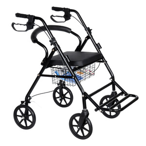 Fuyi Rollator <b>Walker</b> 3002B Foldable Lightweight With Seat And Basket For <b>Elderly</b> Mobility Assistance - Product Image 4