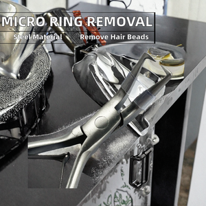 Outils pour extensions de cheveux à micro-anneaux, pince de retrait en acier inoxydable pour extensions de cheveux et perles - Product Image 2