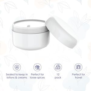 Tarros de Crema Cosmética de Plástico PP de Doble Pared de 100 ml y 200 ml con Tapa de Rosca, Color Personalizado, para Crema Facial y Corporal, Exfoliante, Disponible OEM - Product Image 2