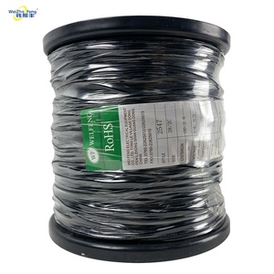 CE per cavo elettrico certificato <span class=keywords><strong>2</strong></span> Core con codice colore UL80 ℃ 28AWG filo elettronico isolato in PVC con conduttore di rame - Product Image 2