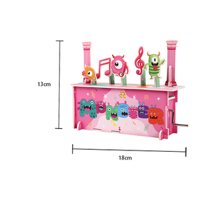 小さなメーカーDIY木製オルゴール教育技術玩具手作り科学実験発明パズル教育ツールKT - Product Image 5
