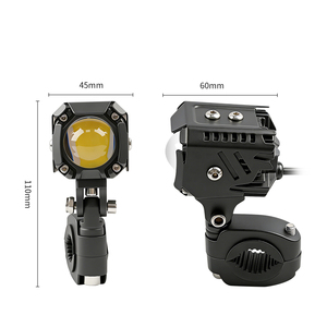 <span class=keywords><strong>Lampe</strong></span> auxiliaire <span class=keywords><strong>LED</strong></span> pour moto 70W, blanc jaune, faisceau haut et bas, éclairage de conduite avec télécommande, kit de montage pour voiture, camion, jeep, VTT - Product Image 2