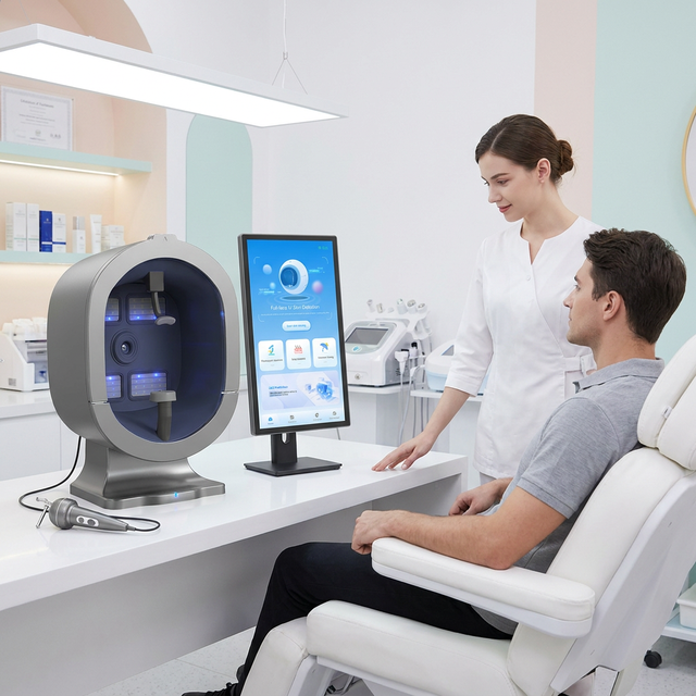 HOT Sale 2026 Farslim Hot Sell X5 Pro-AI-Powered 3D Digital Skin & Scalp Imager-Facial Detection Skin Analysis Machine