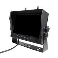 ZYX RTS AHD 7 pouces Kits de caméra de moniteur numérique sans fil longue Transmission Distance360 écran de voiture pour véhicule d'ingénierie