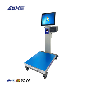 स्मार्ट प्लेटफॉर्म प्रिंट लेबल स्केल बड़ी बैटरी चल 0em विंडोज़/एंड्रॉइड सुपरमार्केट सॉर्टिंग सब्जियां वजन वाले स्केल - Product Image 2