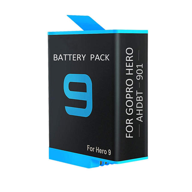 Finera 3.85V 1720mAh Battery for Hero 9 Black Camera for Pro Action Sport Accessories AHDBT-901