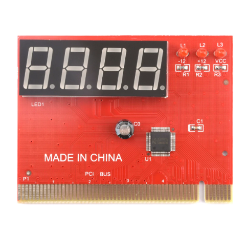 MLK 4 Digit PCI Motherboard Diagnostic Analyzer Card V8 Computer Fault Detector Post Tester for Desktop Laptop Repair