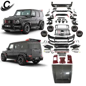 G Class W463a W464 G63 Facelift Upgrade G Wagon B900 Rocket Body Kit With Wheel Car Bumpers Grille 2019y