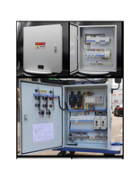Armoire de commande électrique triphasée à quatre fils assemblée sur mesure, coffret de distribution industriel extérieur basse tension