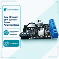 Carte d'amplificateur audio sans fil double canal 25W PCBA pour l'automatisation industrielle