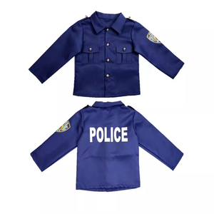 Nuevo <span class=keywords><strong>Disfraz</strong></span> de Sheriff de Anime para Niños, Uniforme Azul Realista para Niños, Trajes para el Día de las Profesiones - Product Image 3