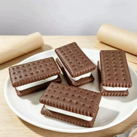 Nouveau jouet anti-stress réaliste en forme de biscuit sandwich en PU, à rebond lent, pour les plus de 14 ans