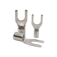 Cosses en cuivre nu non isolées série SNB, bornes à vis de type U, connecteurs de câble électrique à fourche et à fourreau pour sertissage