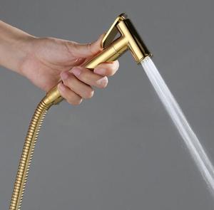 Роскошный латунный золотистый настенный держатель для биде - Product Image 3