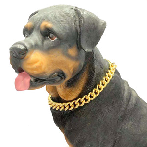High Quality 15mm 316l Stainless Steel Gold Chain Necklace <strong>Dog</strong> Choker Chain <strong>Collar</strong> for Pet <strong>Dogs</strong> - Product Image 4