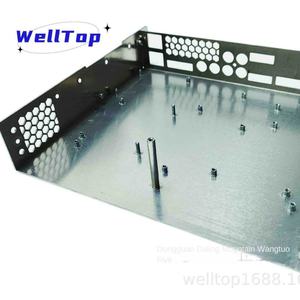 Boîtier en alliage d'aluminium, châssis métallique, pièces en tôle pliées et soudées par CNC, découpe laser et perçage par rivets - Product Image 3