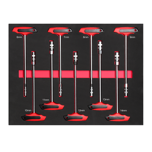 Thiết kế mới Bộ công cụ cán hộp ngực thép cán nguội 5 ngăn kéo công cụ Tủ giỏ hàng xe đẩy - Product Image 5