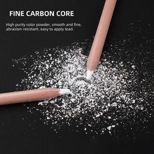 Crayons à craie blanche Panwenbo, 3 pièces, crayons à <span class=keywords><strong>dessin</strong></span>, crayons de <span class=keywords><strong>fusain</strong></span>, crayons de <span class=keywords><strong>dessin</strong></span> pour débutants, crayons de <span class=keywords><strong>fusain</strong></span> blanc pour artistes, crayons de <span class=keywords><strong>fusain</strong></span> blanc pour le <span class=keywords><strong>dessin</strong></span> - Product Image 5