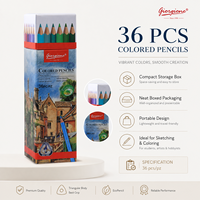 Juego de 36 Lápices de Colores a Base de Aceite Giorgione, Lápices de Colores Suaves para Dibujar y Bocetar, Materiales de Arte