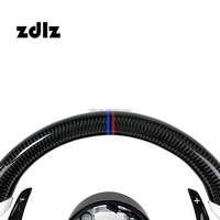 Volante de Fibra de Carbono Personalizado y Mejorado para BMW Serie F y Serie E, con Levas de Cambio de Fibra de Carbono, Compatible con F10, F30, E90, E92