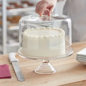 13 "прозрачная стеклянная крышка подставки для торта