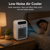 Ventilateur-climatiseur portable Arctic-Ice 3-en-1, refroidisseur personnel de bureau à évaporation avec réservoir à glaçons et refroidissement silencieux à 2 vitesses