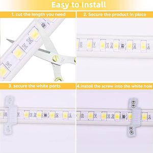 ไฟ LED สำหรับห้องซาวน่า 100 110 องศาเซลเซียส กันน้ำ IP68 24V 8W 120leds SMD2835 CRI90 10M 8mm USB ทองแดง สำหรับใช้ภายในอาคาร - Product Image 4