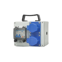 2 prises industrielles (16A et 32A) avec disjoncteur différentiel 3P, personnalisation possible. Contactez le service client pour une devis
