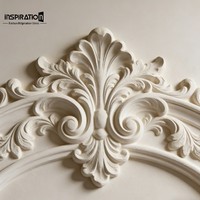 Rosace de plafond GRG style Empire, fourniture directe usine, rosette en plâtre de style provincial français pour salon