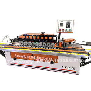 Petite machine automatique portable de fabrication de bandes de chants en PVC Machine manuelle de fabrication de bandes de chants en bois mélaminé avec fonction de dépoussiérage - Product Image 1