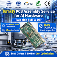 Carte de circuit imprimé haute fréquence OEM SMT GPU PCBA, assemblage de circuits imprimés, fabrication électronique personnalisée OEM SMT FR-4 PCBA en Chine