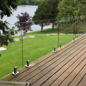 Clôture de <span class=keywords><strong>piscine</strong></span> avec 1/2 pouces 12mm en <span class=keywords><strong>verre</strong></span> <span class=keywords><strong>trempé</strong></span> et embouts réglables en acier inoxydable Duplex 2205 en <span class=keywords><strong>verre</strong></span> - Product Image 2