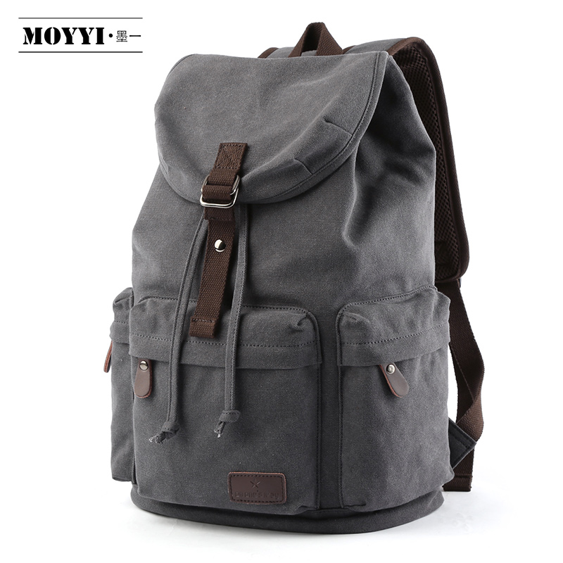 Amazon.com: WUDON Mochila de cuero para hombre, lona encerada para viajes,  escuela : Ropa, Zapatos y Joyería