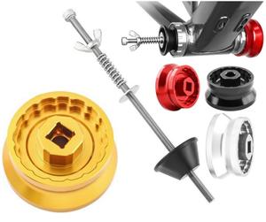 Herramienta BB Briviga 5 en 1 con Orificio Cuadrado, Diseño Anti-Caída, Aleación de Aluminio + Acero Inoxidable, Compatible con Soportes Inferiores de Bicicleta <span class=keywords><strong>Shimano</strong></span>/SRAM/FSA - Product Image 3