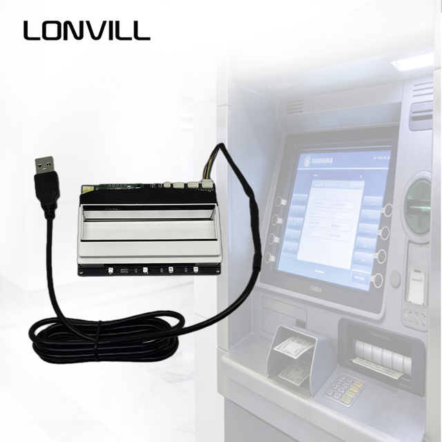 LONVILL ICAO DOC 9303 MRZ OCR Passport Card Scanner Module CCID PC/SC ISO 14443 Type A B Contactless Passport Reader Module