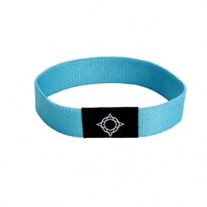 Bracelet en tissu tissé personnalisé pour événements publicitaires, bracelet élastique imprimé sur mesure, bracelets élastiques multicolores - Product Image 6