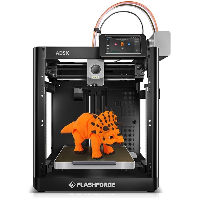FLASHFORGE AD5X Multi-Filament 3D Printer 600mm/s Speed 1-Click Print with DIY IFS Creations