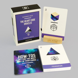 Jeu de cartes d'affirmations positives imprimées sur mesure avec boîte personnalisée, papier écologique, usage familial, vente en gros - Product Image 4