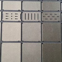 Dalles de pavage imitation granit blanc sésame, carreaux de sol en PC, antidérapants, résistants à l'usure, finition mate, pour hôtels et villas