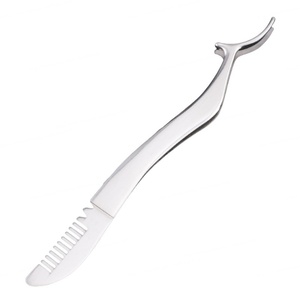 Pince à épiler longue et ronde en plastique pour extensions de cils, outil de beauté de précision, emballage individuel - Product Image 6