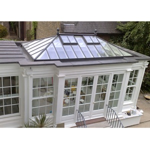 Al aire libre moderno vidrio de marco de aluminio terraza o en el <span class=keywords><strong>Solarium</strong></span> compuesto diseños para casas - Product Image 2