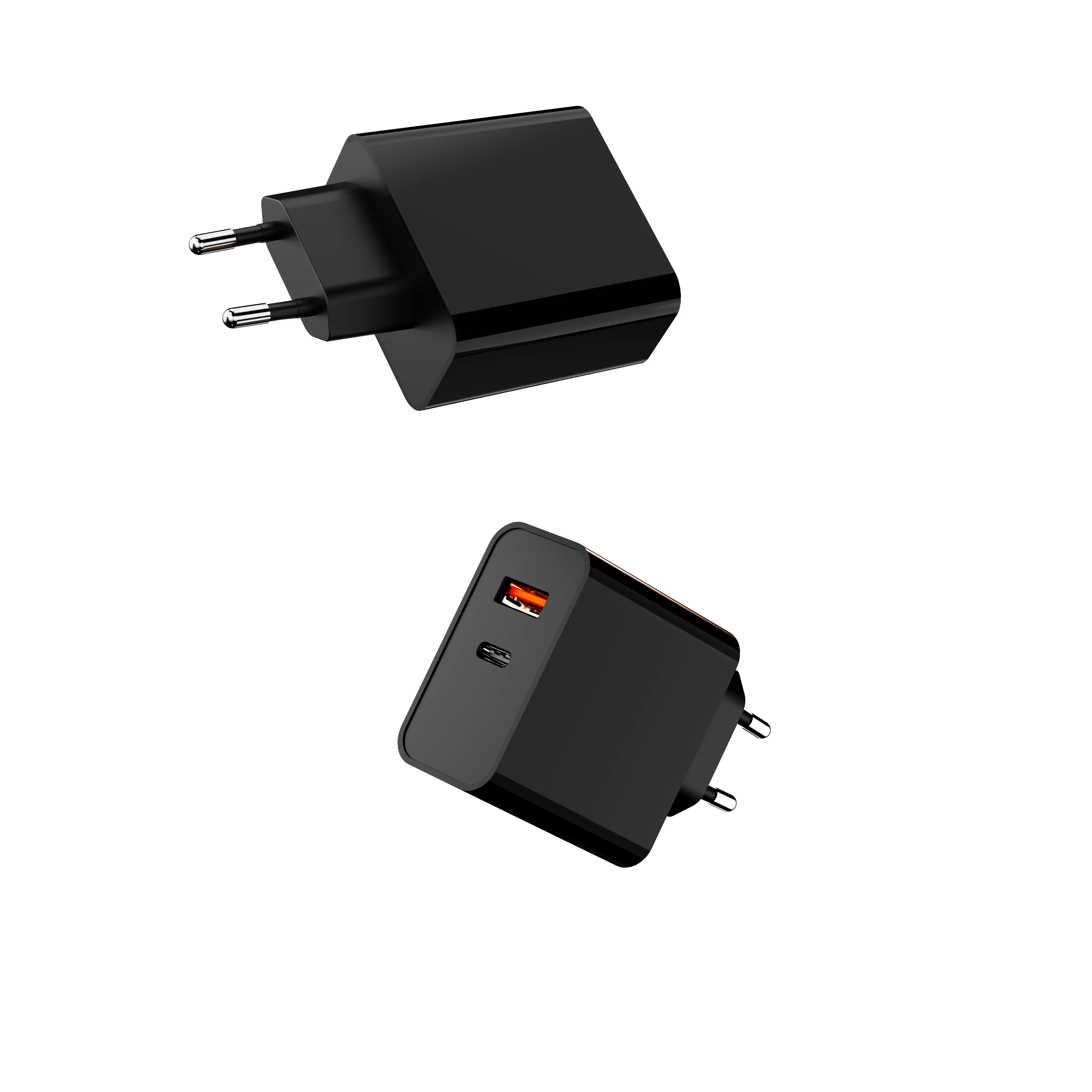 Зарядное устройство KC EU Cargador tipo c PD 45 Вт с 2 портами типа C настенные зарядные устройства для Galaxy S23 chargeur