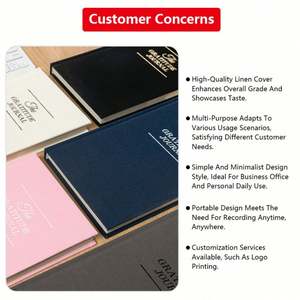 Custom Design <b>Diary</b> Planner Hardcover Linen Bound Journal Book Custom logo Printing <b>Notebook</b> for Business - Product Image 5