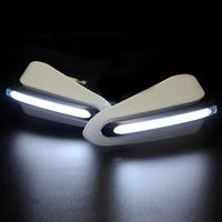 Protège-mains double pour moto tout-terrain avec éclairage LED, kits de montage universels multicolores pour tous les modèles de motos tout-terrain