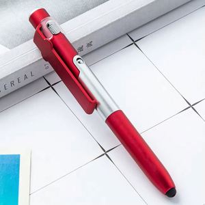 Multifunctional Ballpoint Pen with <b>LED</b> Light Touchscreen Foldable Phone Stand Custom Logo Plastic <b>LED</b> Pen - Product Image 5