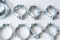 Pince de fixation pour poteau en acier au carbone électrogalvanisé à double boulon pour ligne électrique aérienne – Vente en gros, commande en vrac, approvisionnement direct usine